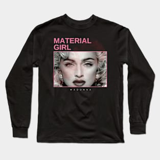 material girl - vintage minimalism Long Sleeve T-Shirt